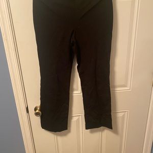 Black stretch pants